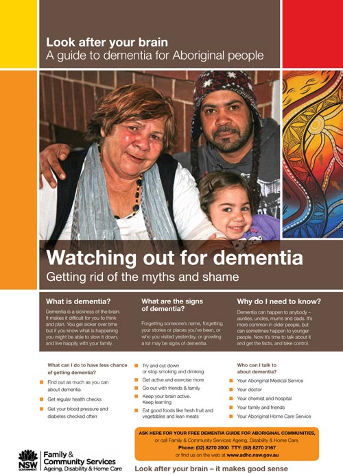 Living with Dementia campaign - Client: Ageing, Disability and Homecare (ADHC)